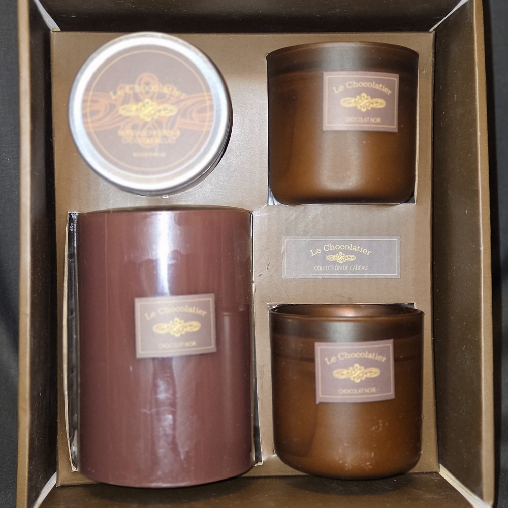 Le Chocolatier" Candle Gift Set